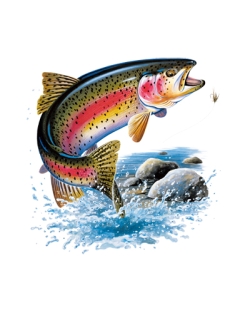 Rainbow Trout Car Mats