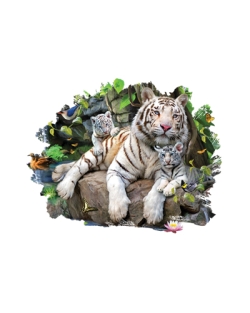 White Tiger Family Car Mats
