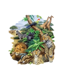 Safari Pride African Plains Car Mats
