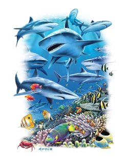 Dinnertime Shark Car Mats