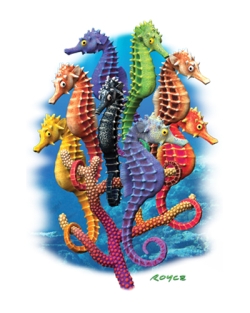 Seahorses Crew Neck Sweatshirt