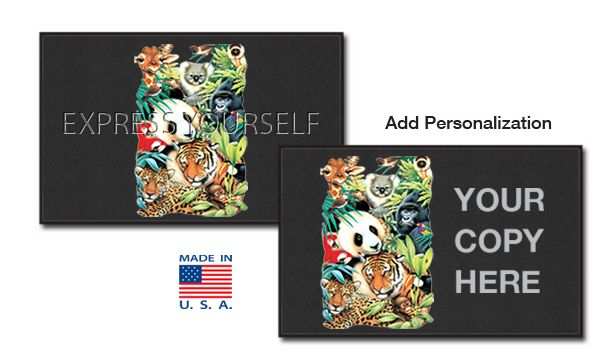 Wildlife Montage Door Mats