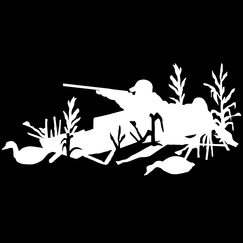 Duck Hunting Layout Blind Decal