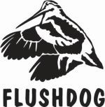 Woodcock in Flight Flush Dog Decal