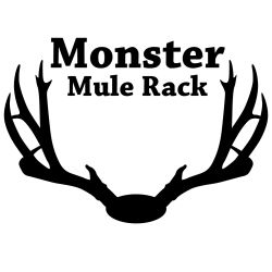 Monster MuleDeer Rack Wall Decal
