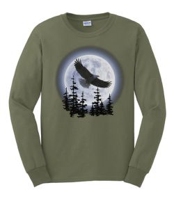 Eagle Moon Long Sleeve T-Shirt