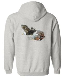 Windsurfer Eagle Zip Up Hooded Sweatshirt