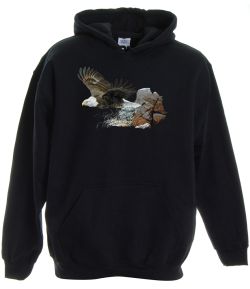 Windsurfer Eagle Pullover Hooded Sweatshirt