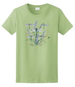 Dragonfly Lace Ladies Tee