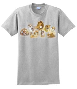 Cats of the World Big Cats T-Shirt