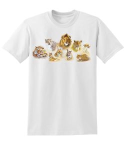 Cats of the World Big Cats 50/50 Tee