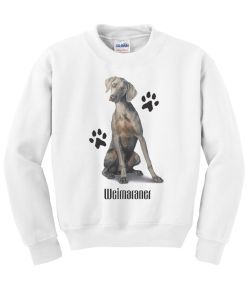 Weimaraner Crew Neck Sweatshirt