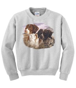 Early Morning Hunt German Shorthair Crew Neck Sweatshirt