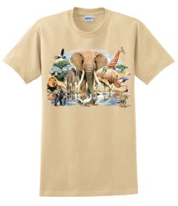 African Oasis Exotic Animal T-Shirt