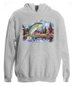 Rainbow Trout Air Pullover Hooded Sweatshirt