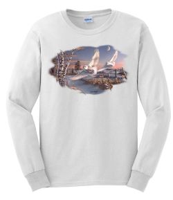 Crescendo Snow Owl Long Sleeve T-Shirt