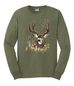 Fall Buck Long Sleeve T-Shirt