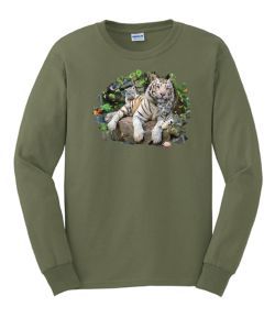 White Tiger Family Long Sleeve T-Shirt