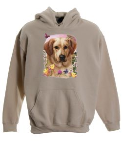 Yellow Lab Pullover Hooded Sweatshirt