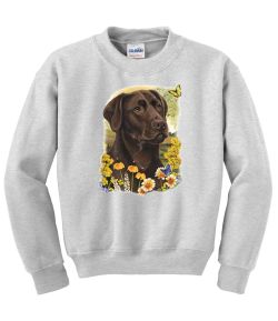 Chocolate Lab Crew Neck Sweatshirt