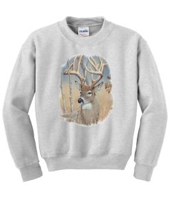 Midwestern Monarch Whitetail Crew Neck Sweatshirt