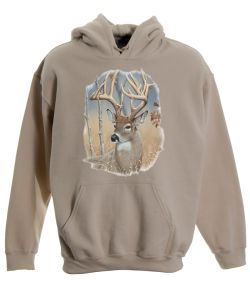 Midwestern Monarch Whitetail Pullover Hooded Sweatshirt