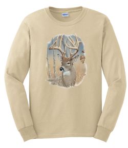 Midwestern Monarch Whitetail Long Sleeve T-Shirt