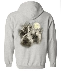 Wolf Howl Zip Up Ho...