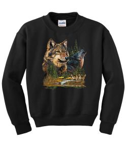 Gray Wolves Crew Neck Sweatshirt - MENS Sizing
