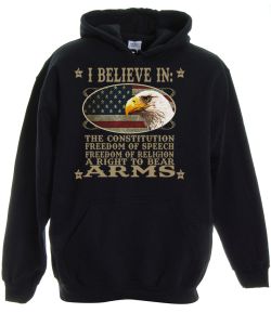 I Believe In The Constitution Pullover Hooded Sweatshirt