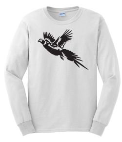 Pheasant in Flight Long Sleeve T-Shirt