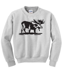 Bull Moose in Water Crew Neck Sweatshirt - MENS Sizing