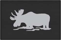 Feeding Moose Silho...