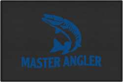 Master Angler Muskie 2 Silhouette Door Mats
