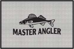 Master Angler Walleye 2 Silhouette Door Mats