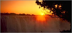 Waterfall at Sunset - Truck or SUV Rear Window Graphic
