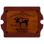 Moose Vintage Cabin Sign - Personalized