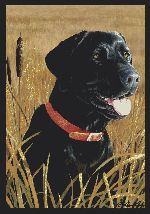 Hautman� Black Lab Area Rug