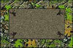 Mossy Oak� Obsession Solid Center with Deer Heads Area Rug
