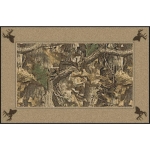 Realtree� Timber Solid Border Area Rug