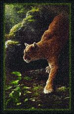 Hautman� Focused Cougar Area Rug