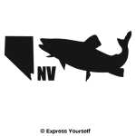NV Lahontan Cutthroat Trout State Fish Decal