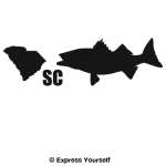 SC Striped Bass State Fish Decal