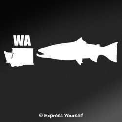 WA Steelhead Trout State Fish Decal