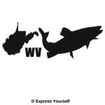WV Brook Trout State Fish Decal