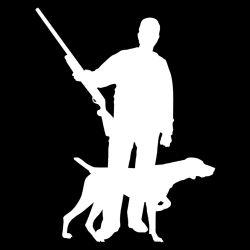 Hunter and Pointer Decal
