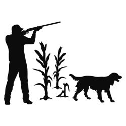 Upland Hunter and Springer Ready Decal