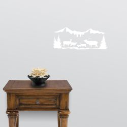 High Country Harem Elk Wall Decal
