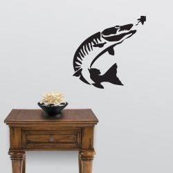 Tiger Muskie Wall Decal