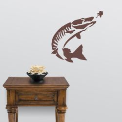 Tiger Muskie Wall Decal
